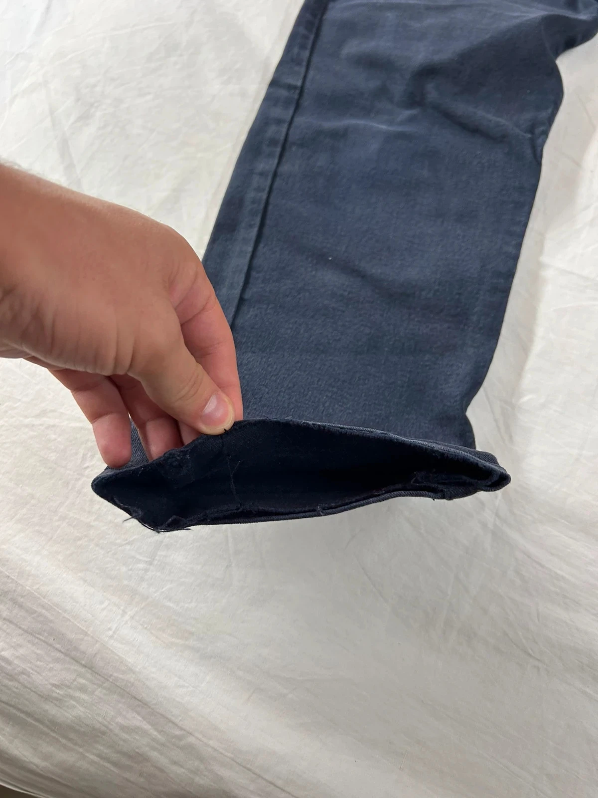 Calça reta ober lady’s wear azul marinho estilo retrô Y2k tamanho 40 – photo 8